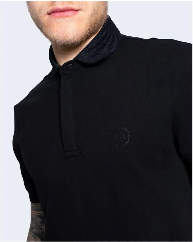 Armani Exchange Polo Zwart 8Nzf91 Zj81Z 1200 Zwart Heren