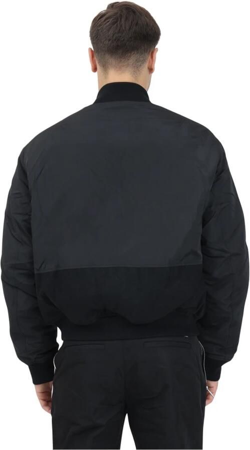 Armani Exchange Zwarte Bomberjack Modern Minimalistisch Design Black Heren - Foto 2