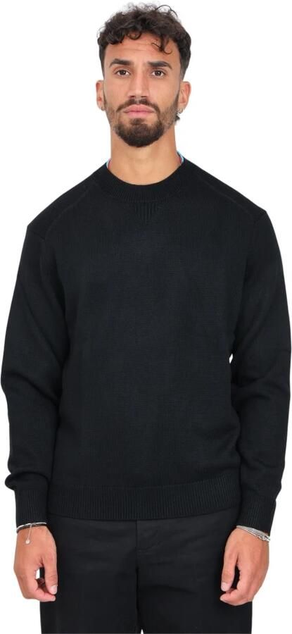 Armani Exchange Basis Crew Neck Sweater Zwart Black Heren - Foto 4
