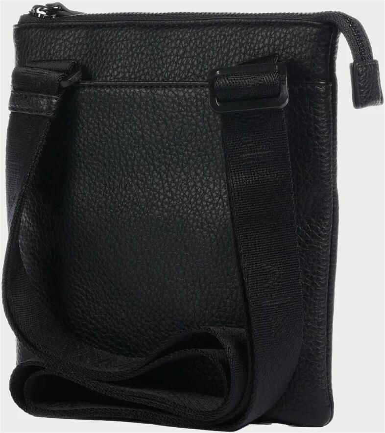 Armani Exchange Zwarte Crossbody Tas met Voorvak met Rits Black Heren