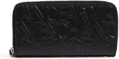 Armani Exchange Zwarte Damesportemonnee Herfst Winter Collectie Black Dames