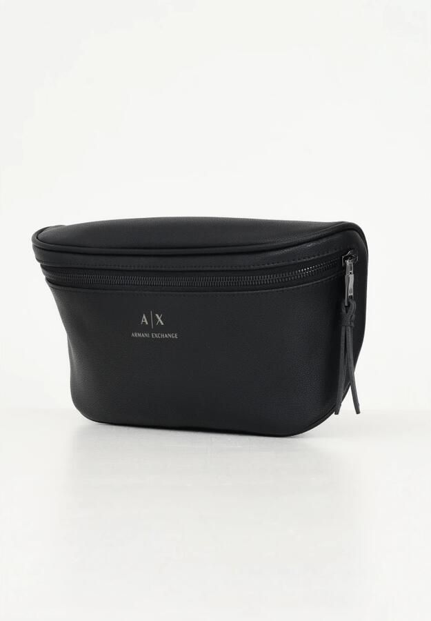 Armani Exchange Stijlvolle heuptas met verstelbare band Black Heren - Foto 3