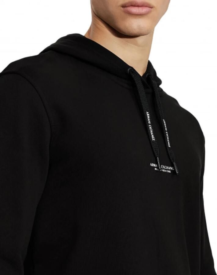 Armani Exchange Blauwe Hoodie Sweatshirt Milano New York Blue Heren - Foto 2