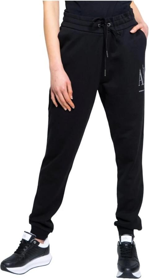 Armani Exchange Katoenen Sportbroek Collectie Lente Zomer Black Dames - Foto 5