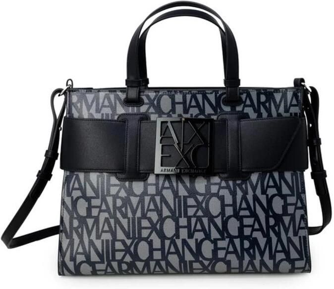 Armani Exchange Logo Multikleur Schoudertas met Verstelbare Band Multicolor Dames - Foto 4