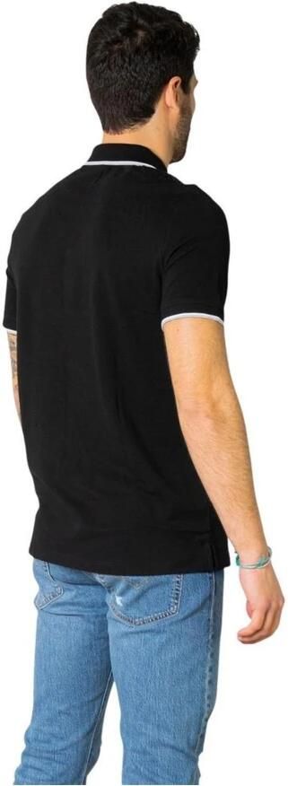 Armani Exchange Zwarte Katoenen Poloshirt Lente Zomer Collectie Black Heren - Foto 3