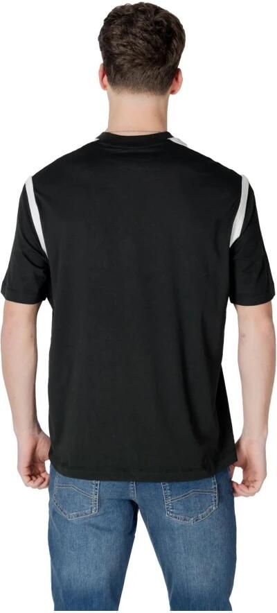 Armani Exchange Zwarte Katoenen T-shirt voor Mannen Black Heren - Foto 2