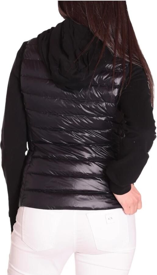 Armani Exchange Zwarte Mouwloze Jas met Ritssluiting Black Dames - Foto 2