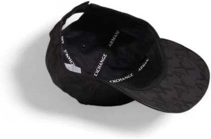 Armani Exchange Mannen Hoeden Herfst Winter Collectie Polyester Black Heren