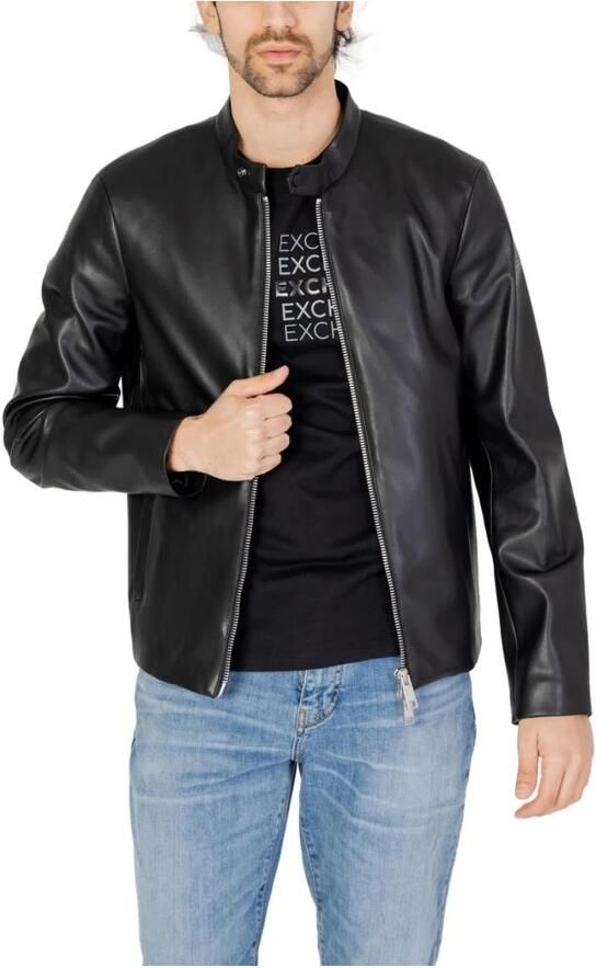 Armani Exchange Zwarte Polyester Lentejas Mannen Collectie Black Heren - Foto 2