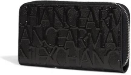 Armani Exchange Zwarte portemonnee met ritssluiting en binnenvakken Black Dames - Foto 2