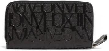 Armani Exchange Zwarte portemonnee met ritssluiting en binnenvakken Black Dames - Foto 3