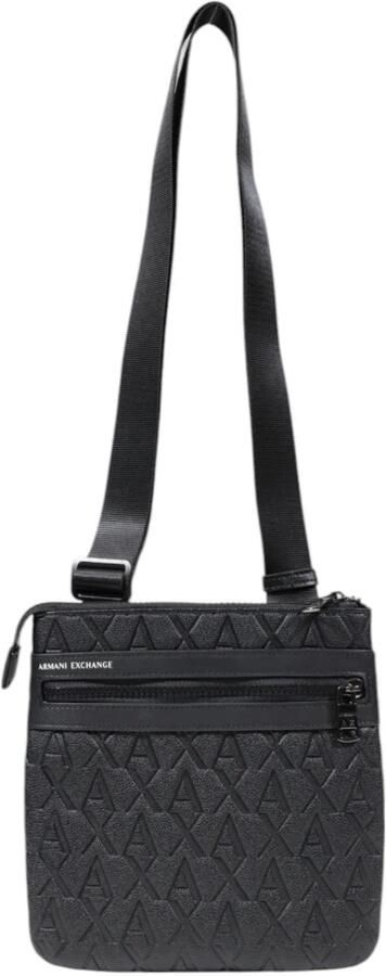 Armani Exchange Logo Crossbody Tas met Verstelbare Band Black Heren - Foto 3