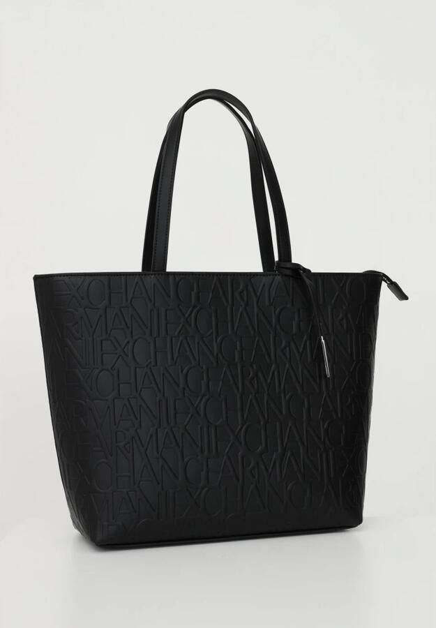 Armani Exchange Stijlvolle Polyester Handtas met Polyurethaan Buitenkant Black Dames - Foto 6
