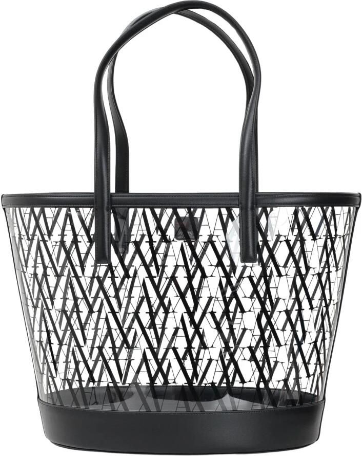 Armani Exchange Zwarte Shopper Tas Modern en veelzijdig Black Dames