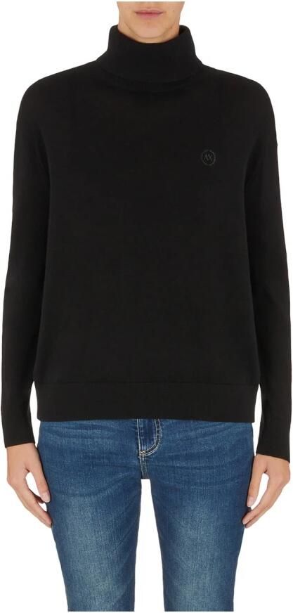 Armani Exchange Zwarte Sweaters voor Stijlvolle Look Black Dames