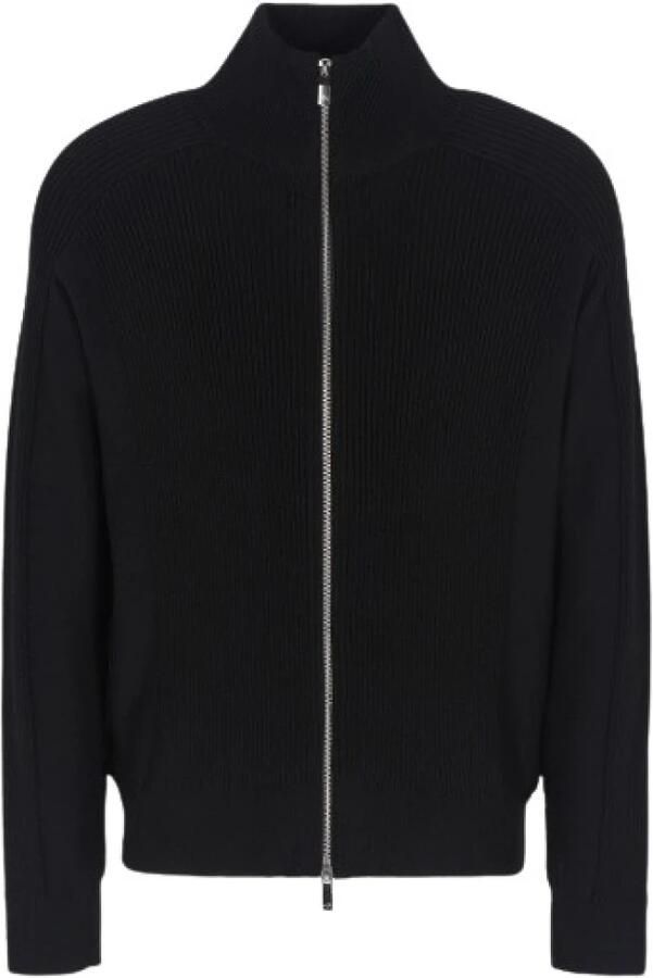 Armani Exchange Zwarte Sweaters voor Stijlvolle Look Black Heren