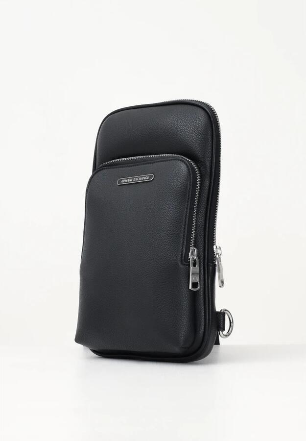 Armani Exchange Zwarte tassen voor een stijlvolle uitstraling Black Heren
