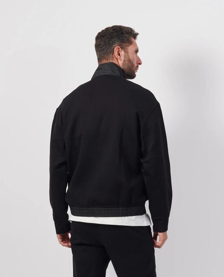 Armani Exchange Zwarte Half-Zip Sweatshirt Black Heren - Foto 4
