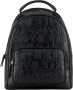 Armani Exchange Stijlvolle Zwarte Rugzak met Logoprint Black Dames - Thumbnail 1