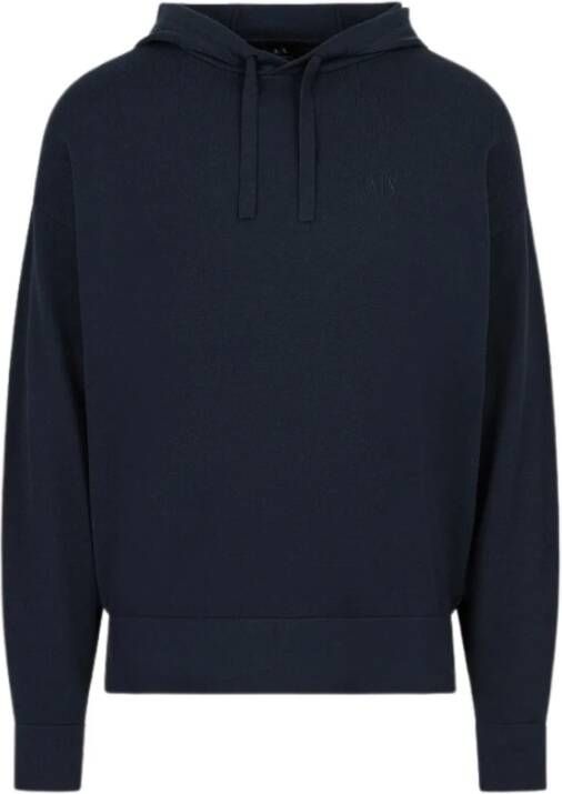 Armani Exchange Basis Pullover Blauw Heren