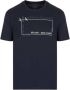 Armani Exchange Short Sleeve Shirts Blauw Heren - Thumbnail 4