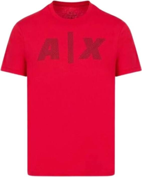 Armani Exchange Basis T-Shirt Rood Heren