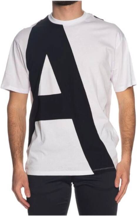 Armani Exchange Basis T-Shirt Wit Heren