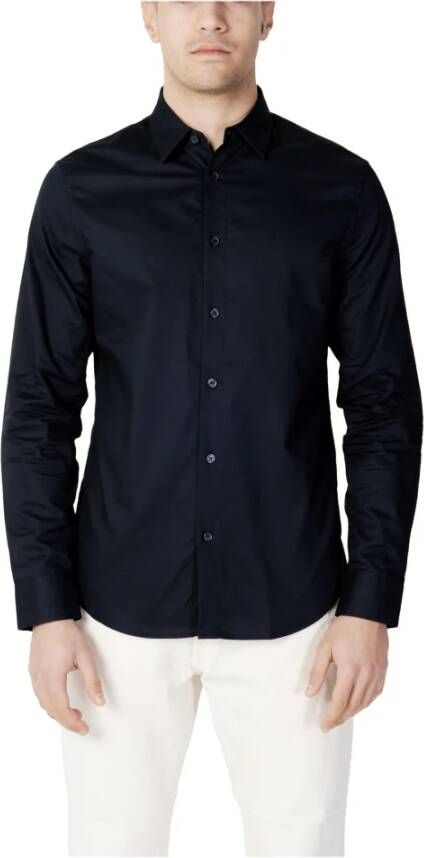 Armani Exchange Camicia 3Rzc18 Zn1Kz Zwart Heren