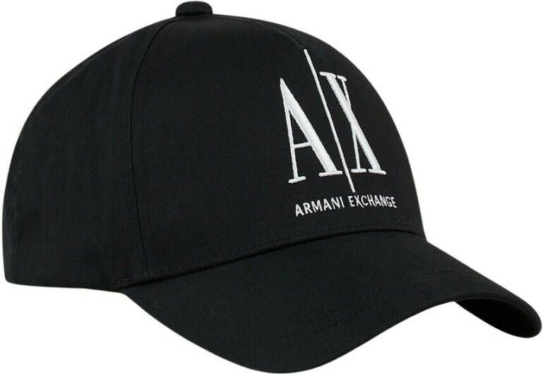 Armani Exchange Bijl grote logo dop Black Heren