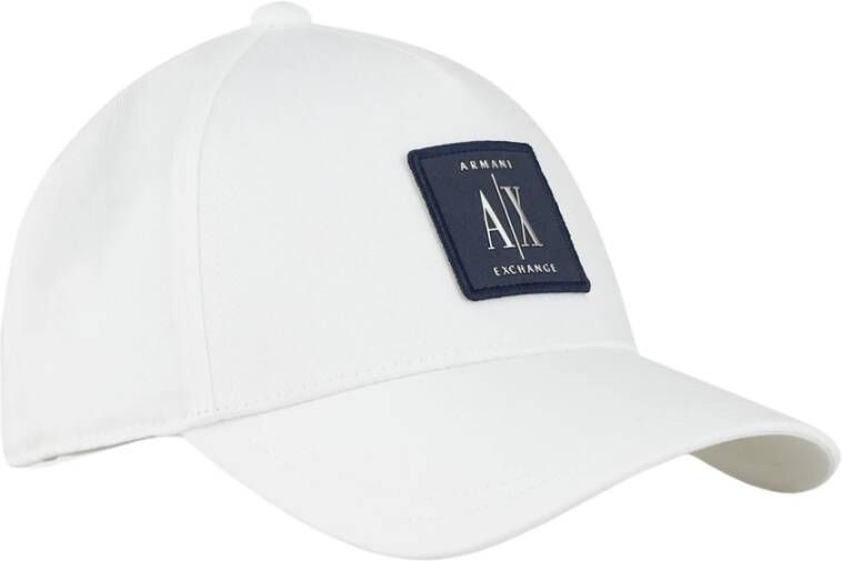 Armani Exchange Caps Wit Heren