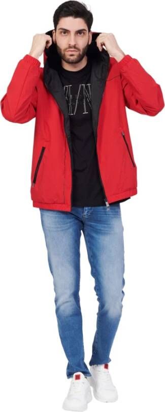 Armani Exchange Wind Jackets Rood Heren