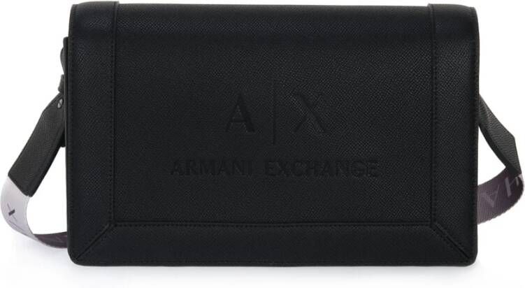 Armani Exchange Zwarte schoudertas voor dames Black Dames