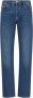 Armani Exchange Blauwe Rits Knoop Jeans Mannen Lente Zomer Blue Heren - Thumbnail 1
