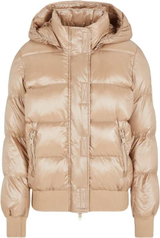 Armani Exchange Down Jackets Beige Dames