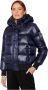Armani Exchange Blauwe Gewatteerde Jas Mannen Casual Herfst Winter Blue Heren - Thumbnail 1