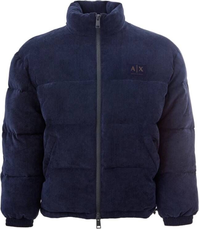 Armani Exchange Down Jackets Blauw Heren