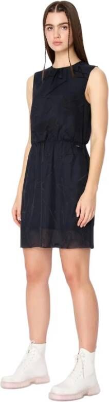 Armani Exchange Mini-jurk met stitchingmotief
