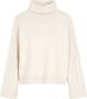 Armani Exchange Blauwe Gebreide Trui Lange Mouw Lichtgewicht Beige Dames - Thumbnail 4