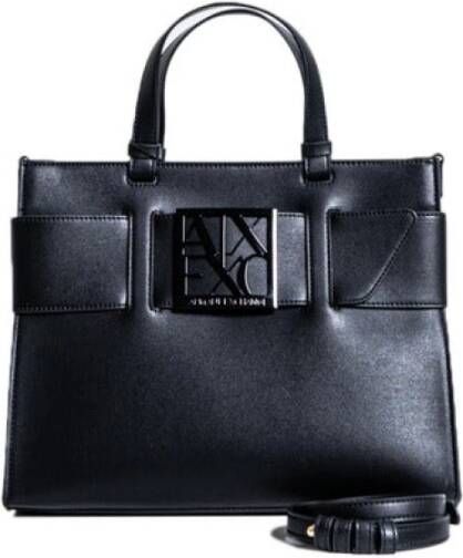 Armani Exchange Zwarte handtas met schouderband Black Heren