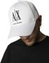 Armani Exchange Baseball Cap Classic Style White Heren - Thumbnail 1