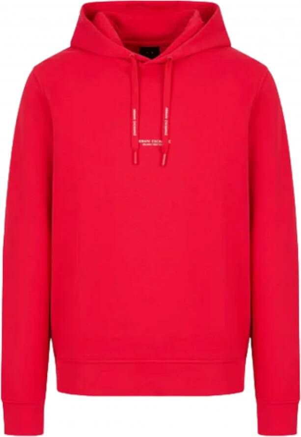 Armani Exchange Rode Clic Cup Hoody Red Dames