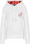 Armani Exchange Witte Hoodie Ss22 White Dames - Thumbnail 1