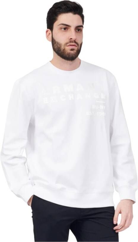 Armani Exchange Hoodies Wit Heren