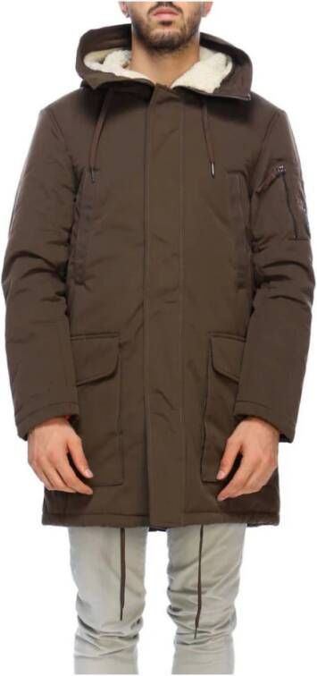 Armani Heren Bomberjack Herfst Winter Collectie Groen Heren