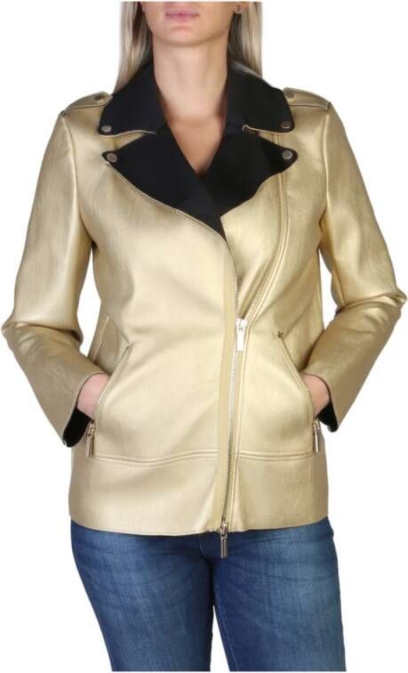 Armani Exchange Veelzijdige Bomberjack voor Dames Yellow Dames