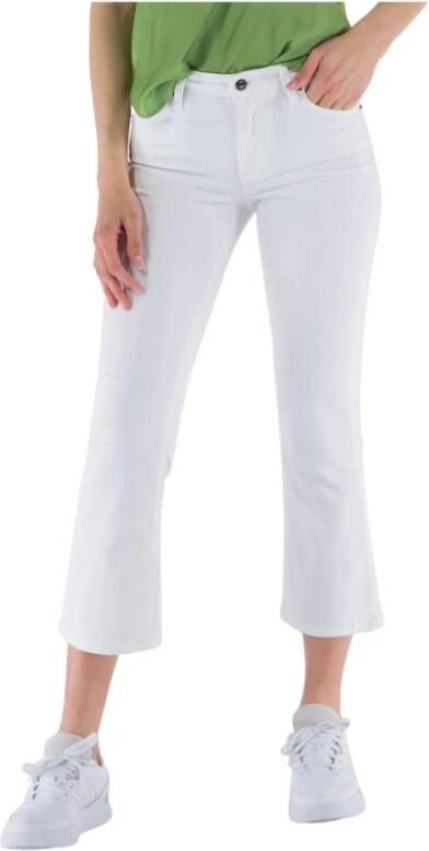 Armani Exchange Jeans 5tasche gewasflare White Dames