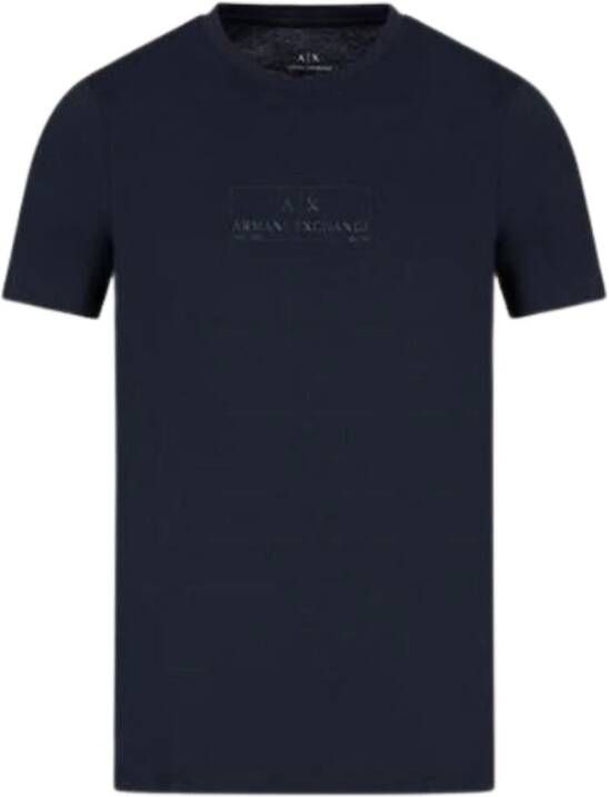 Armani Exchange Klassiek T-shirt voor heren Blauw Heren
