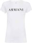 Armani Exchange Klassiek T-shirt voor heren Wit Dames - Thumbnail 4