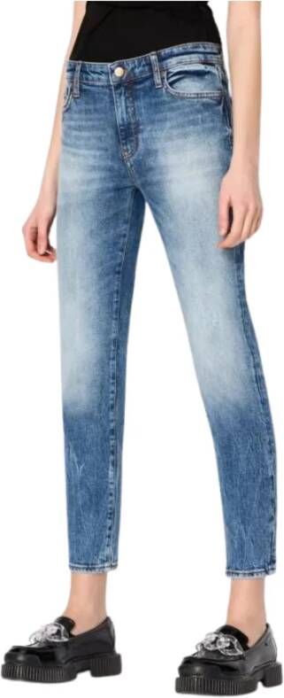 Armani Exchange Klassieke Denim Jeans Blauw Dames